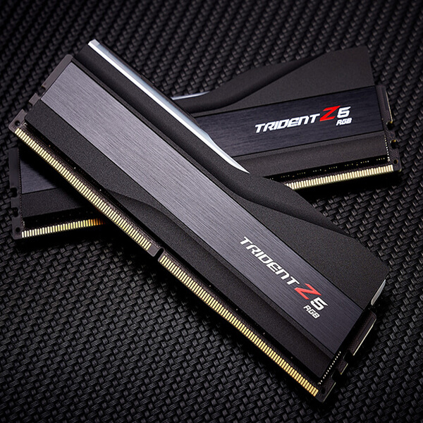 G.Skill Trident Z5 RGB 32GB (16GBx2) DDR5 6000MHz Desktop RAM (Matte Black)